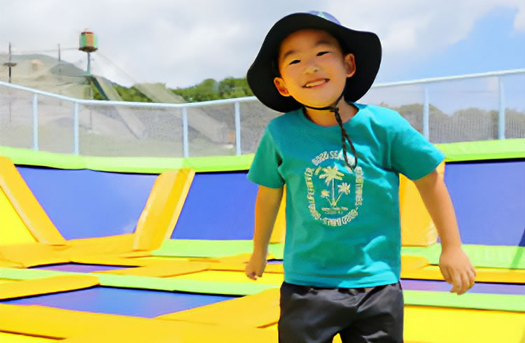 つがいけマウンテンリゾート　つがいけWOW!　「トランポリン」