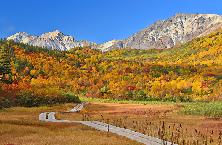 秋の栂池自然園